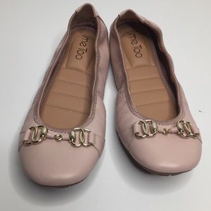 Pale pink me too ballet flats sz 6.5